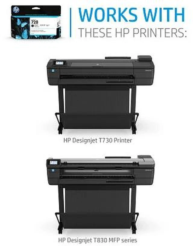 Alt view image 3 of 6 - HP 728 130-ml Cyan DesignJet Ink Cartridge, F9J67A