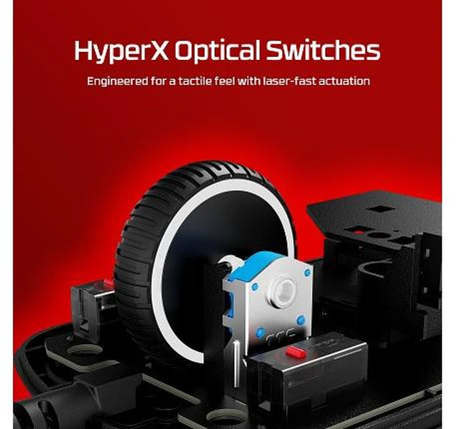 Alt view image 4 of 7 - HyperX Pulsefire Saga Gaming Mouse (Black)