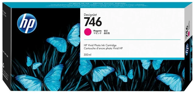 Main image of HP 746 300-ml Magenta DesignJet Ink Cartridge, P2V78A