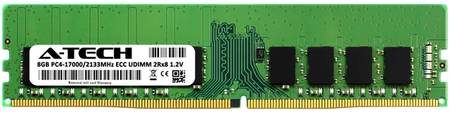 Alt view image 2 of 4 - (NOT FOR HOME PC!) 8GB DDR4 PC4-17000E ECC UDIMM (Replacement for Dell H5P71) Server Memory RAM