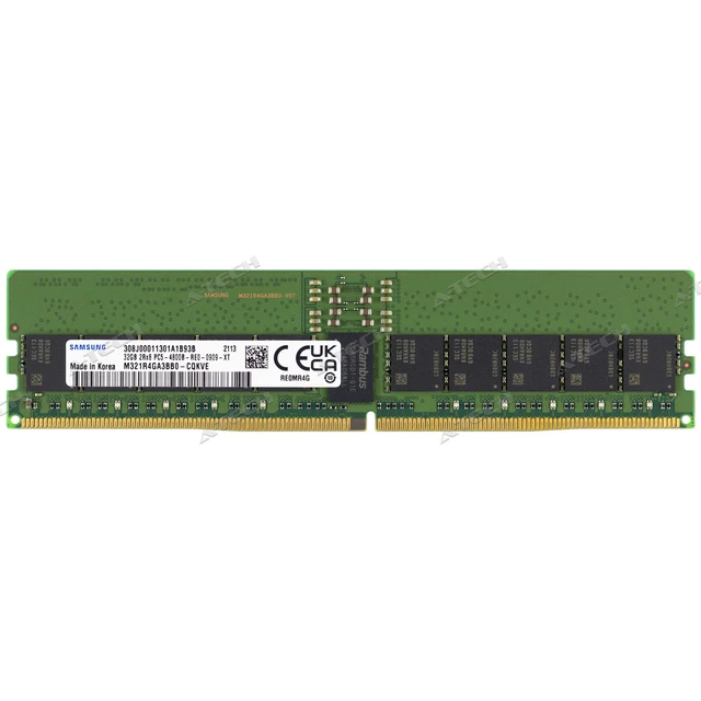 Alt view image 3 of 5 - Samsung 32GB DDR5 EC8 RDIMM M321R4GA3BB6-CQK M321R4GA3BB0-CQK Server Memory RAM