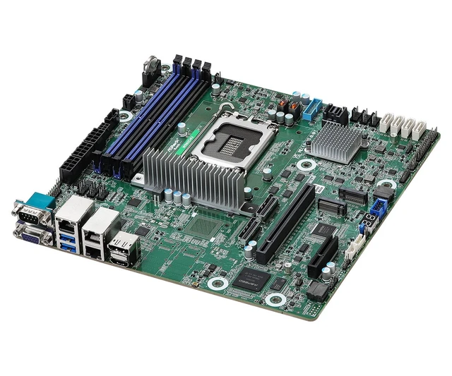 Alt view image 2 of 3 - ASRock Rack Server Motherboard W880D4U Micro-ATX Single Socket LGA 1851 Intel