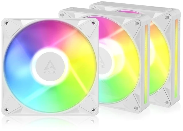 Main image of ARCTIC BioniX P14 A-RGB, 140 mm PWM Fan, White (Pack of 3) ACFAN00342A