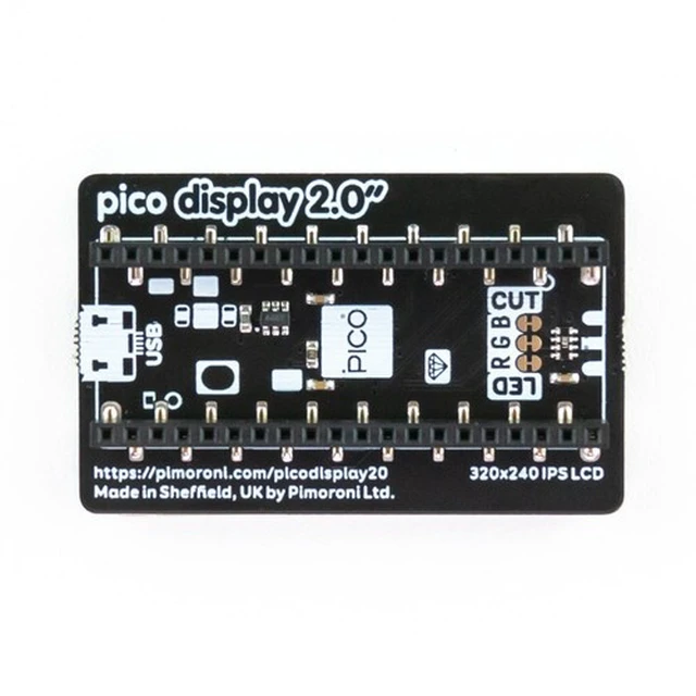 Alt view image 2 of 4 - Pimoroni Pico Display Pack 2.0 by Pimoroni LCD display for Raspberry Pi Pico