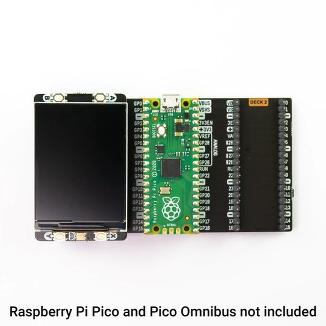 Alt view image 4 of 4 - Pimoroni Pico Display Pack 2.0 by Pimoroni LCD display for Raspberry Pi Pico
