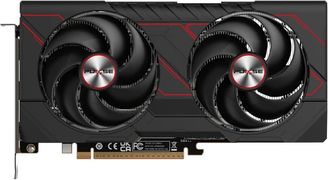 Alt view image 2 of 7 - Sapphire PULSE RX 9060 XT 16GB GDDR6 AMD RDNA 4 Gaming OC Graphics Card