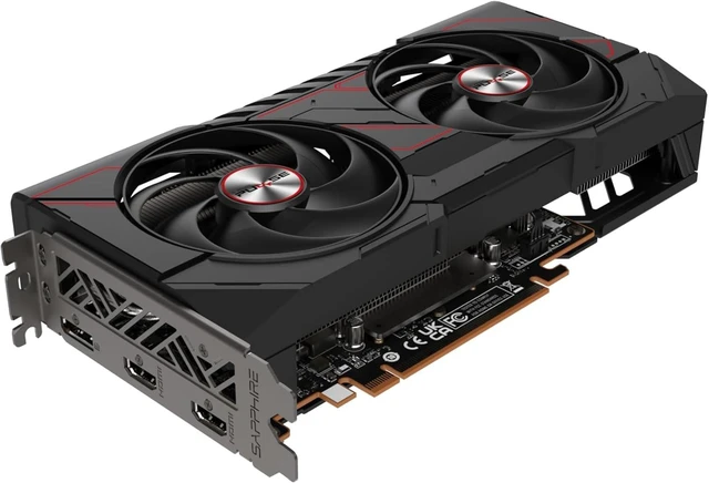 Alt view image 3 of 7 - Sapphire PULSE RX 9060 XT 16GB GDDR6 AMD RDNA 4 Gaming OC Graphics Card