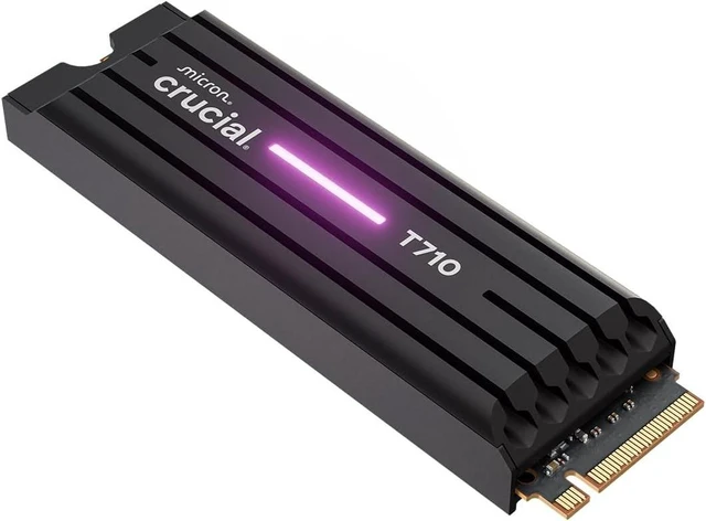 Main image of Crucial T710 1TB PCIe Gen5 NVMe SSD Heatsink 14,900MB/s CT1000T710SSD5