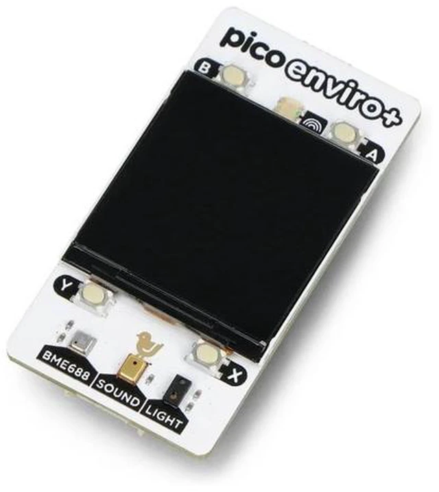 Main image of Pimoroni Enviro+ Pack add-on for Raspberry Pi Pico and Pico W.