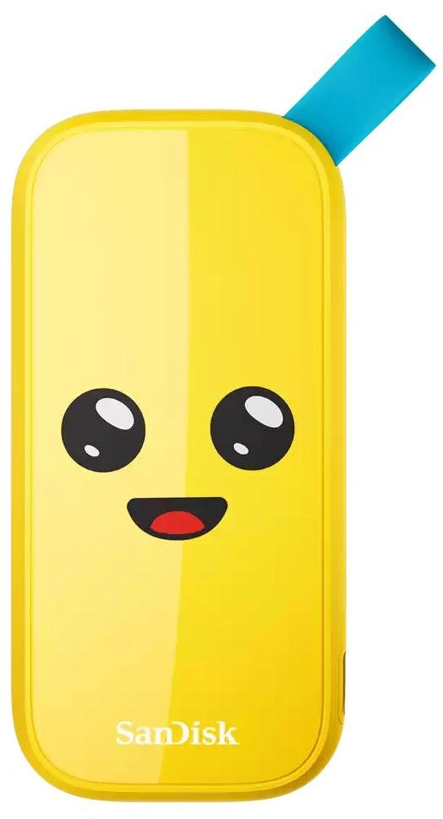 Main image of SanDisk Fortnite Peely 1TB Portable SSD USB-C USB 3.2 Gen 2 800MB/s
