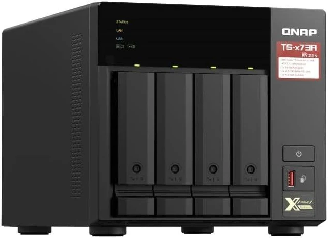 Main image of QNAP 4-Bay NAS AMD Ryzen 4C/8T 2.2GHz 8GB RAM 2.5GbE TS-473A-8G-US