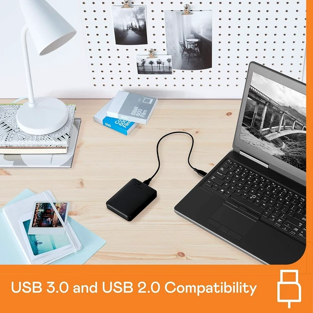 Alt view image 5 of 7 - WD 6TB Elements Portable External Hard Drive for Windows USB 3.2 Gen 1/USB 3.0
