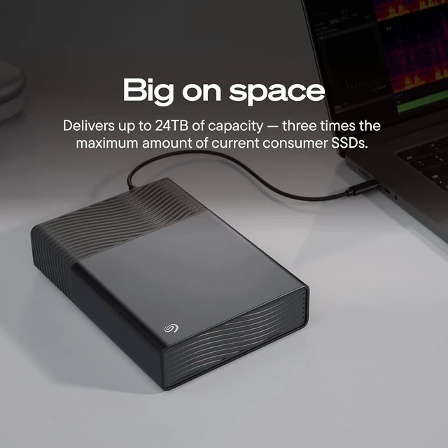 Alt view image 5 of 7 - Seagate One Touch 8TB External Desktop Hard Drive USB-C Windows Mac HDD
