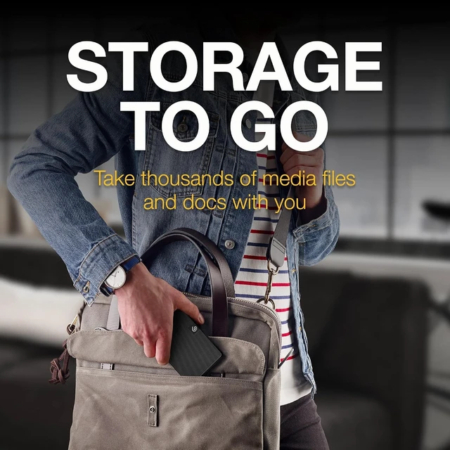 Alt view image 4 of 6 - Seagate Portable 4TB External Hard Drive HDD 2.5 Inch USB 3.0 STKM4000400