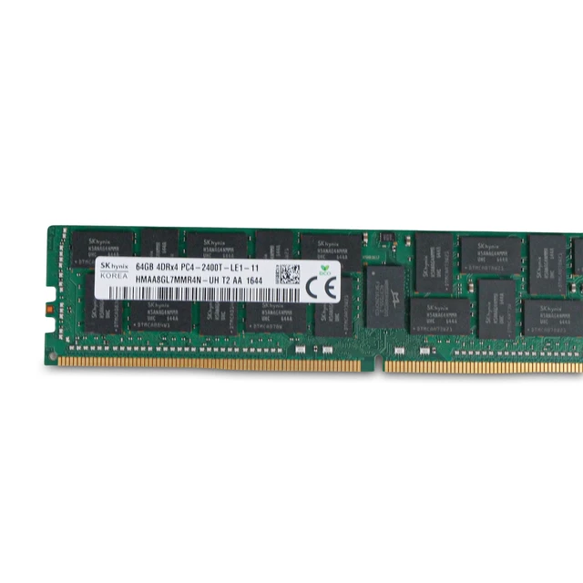 Alt view image 6 of 7 - SK Hynix 64GB DDR4 2400MHz HMAA8GL7MMR4N-UH 4Rx4 PC4-2400T LRDIMM Server RAM