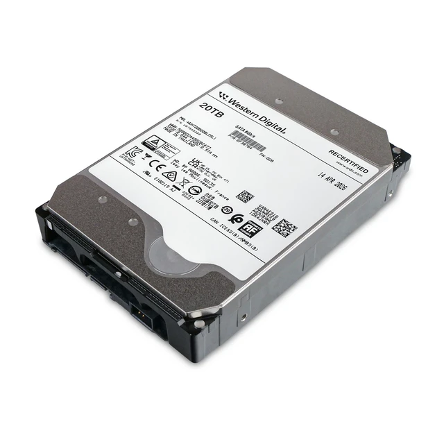 Alt view image 7 of 7 - WD HC560 20TB WUH722020BLE6L1 0F38784 7.2K RPM SATA 6Gb/s 512e 3.5" Hard Drive