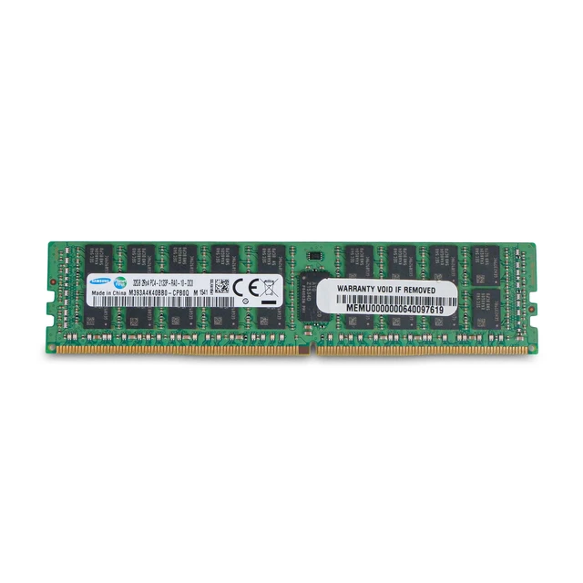 Alt view image 3 of 7 - (NOT FOR HOME PC!) Samsung 32GB DDR4 2133MHz M393A4K40BB0-CPB0Q 2Rx4 RDIMM ECC Server RAM