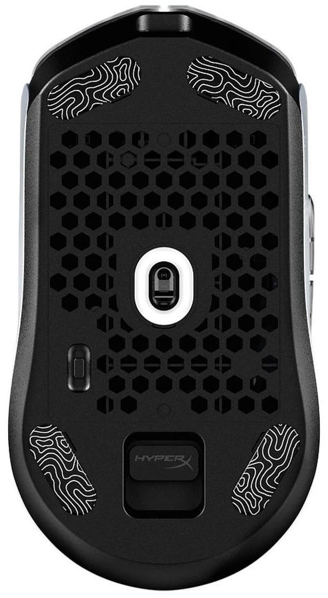 Alt view image 6 of 7 - HyperX Pulsefire Haste 2 S Silver Wireless Gaming Mouse