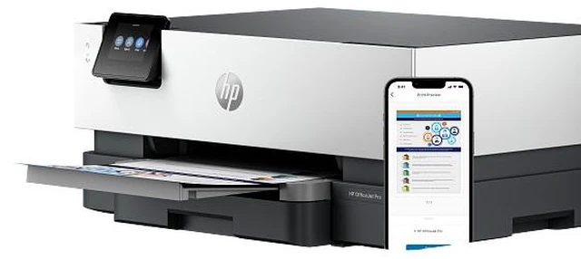 Alt view image 3 of 7 - HP OfficeJet Pro 9110b Wireless Printer with PDL Page Descriptive Language