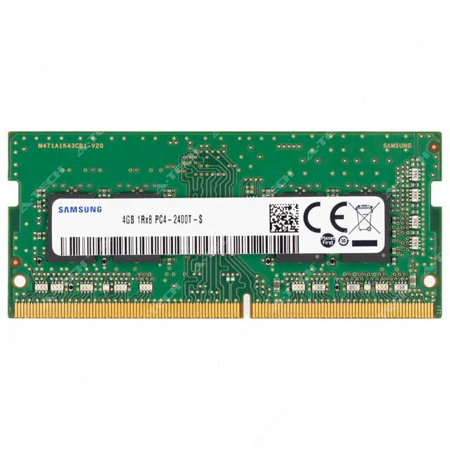 Main image of Samsung 4GB 1Rx8 PC4-2400 SODIMM DDR4-19200 Non-ECC 260-Pin Laptop Memory RAM 1x