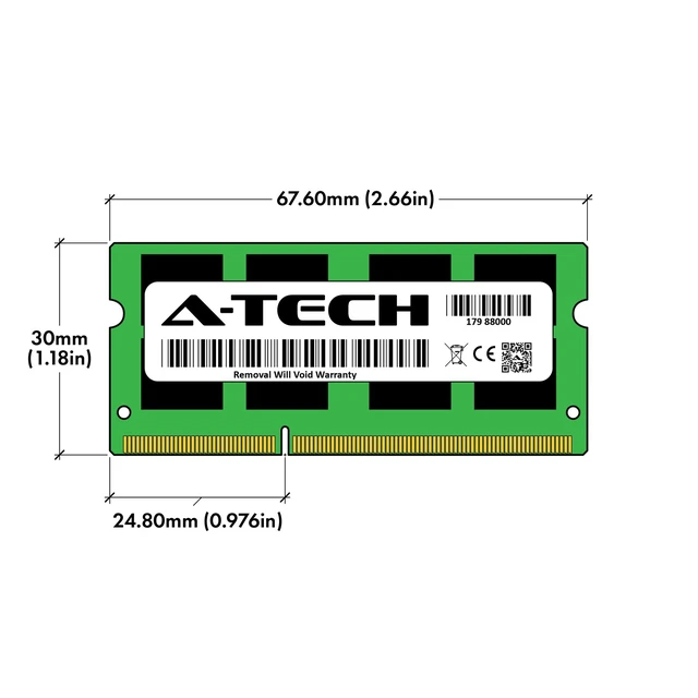 Alt view image 3 of 5 - 8GB PC3L-10600 Dell Inspiron 14 3451 15 3551 15 5551 20 3043 AIO 3646 Memory RAM