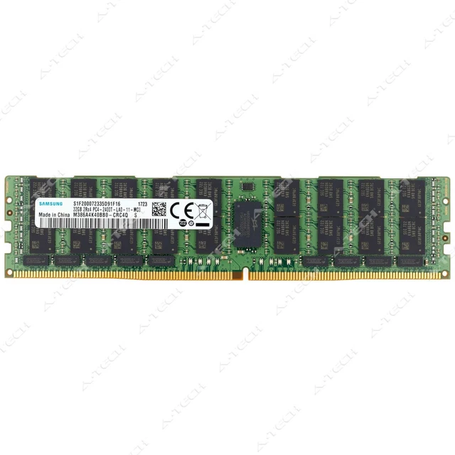 Main image of (NOT FOR HOME PC!) Samsung 32GB DDR4-2400 PC4-19200 ECC LRDIMM Server Memory RAM M386A4K40BB0-CRC