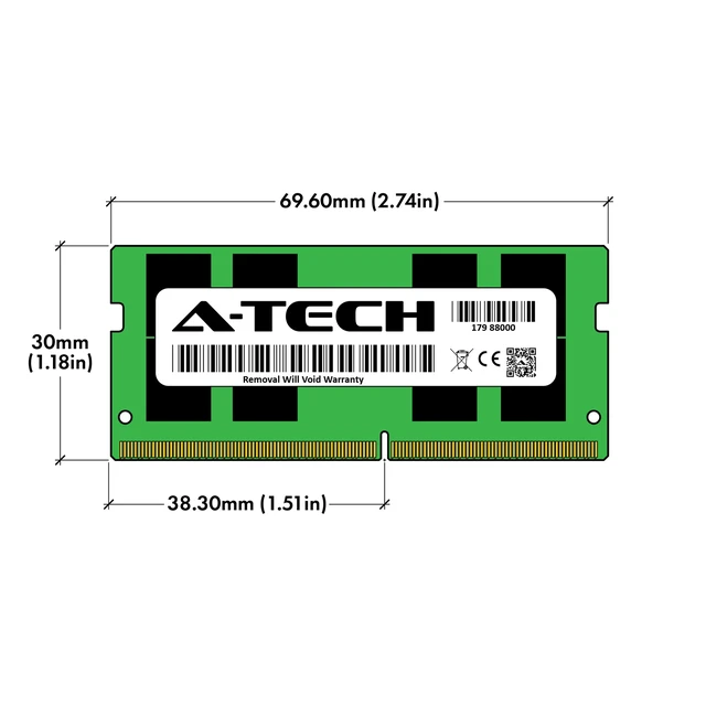 Alt view image 3 of 7 - 64GB 2x 32GB DDR4-2933 QNAP TS-855eU-8G TS-855eU-RP-8G Memory RAM