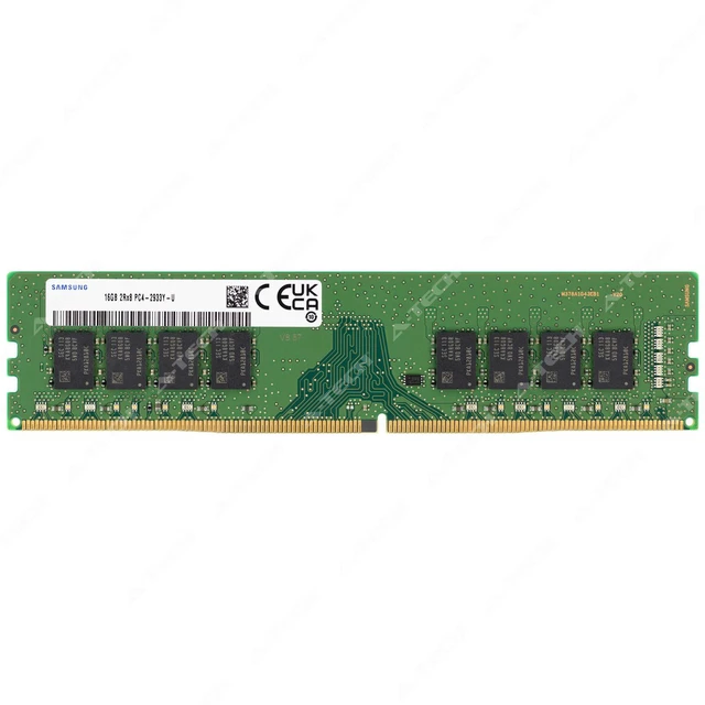 Main image of Samsung 16GB 2Rx8 PC4-2933 DIMM DDR4-23400 Non-ECC 288-Pin Desktop Memory RAM 1x