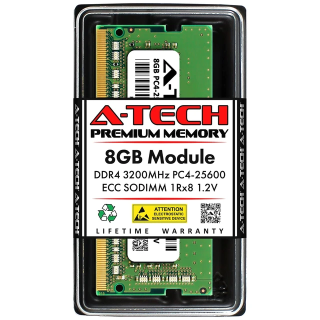 Main image of (NOT FOR HOME PC!) 8GB PC4-3200 ECC SODIMM Synology DiskStation DS1823xs+ Memory RAM