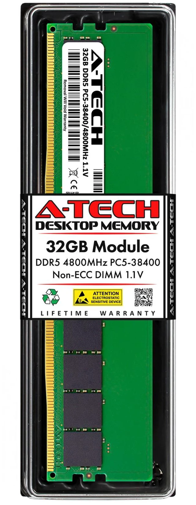 Main image of 32GB DDR5 PC5-38400 DIMM (Replacement for Crucial CT2K32G48C40U5) Memory RAM