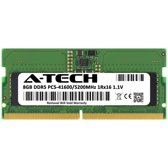 Alt view image 2 of 7 - 8GB DDR5-5200 ASUS TUF GAMING F16 (2024) FX607VU Memory RAM
