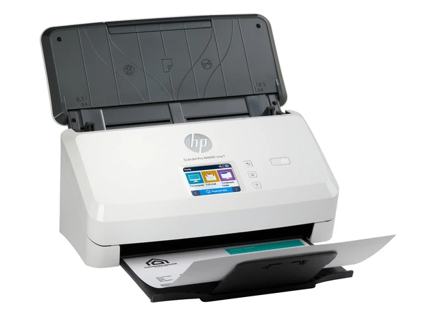 Alt view image 4 of 7 - HP ScanJet Pro N4000 snw1 Sheet-feed Scanner