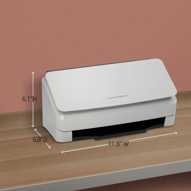 Alt view image 7 of 7 - HP ScanJet Pro N4000 snw1 Sheet-feed Scanner