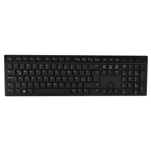 Alt view image 4 of 5 - Dell KM636 Wireless Keyboard Mouse Combo Spanish Latin American Black 5WH32