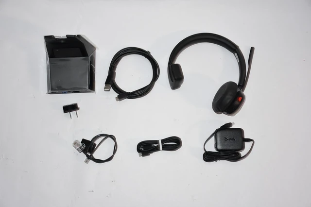 Main image of HP Poly Savi 7310 Monaural Wireless DECT Headset Noise Canceling Black 7S430AA