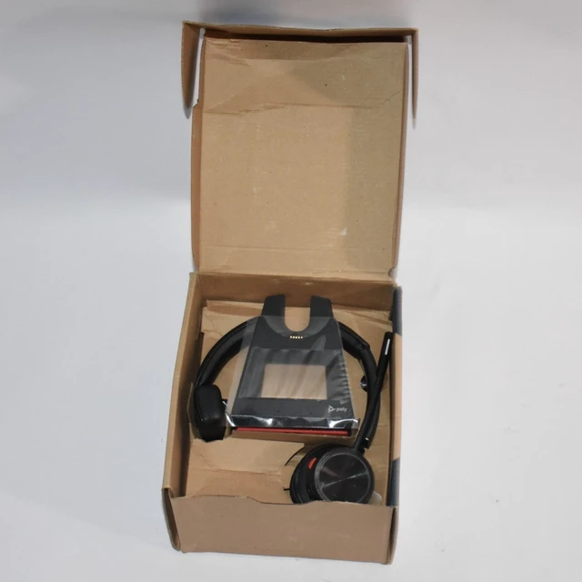 Alt view image 2 of 7 - HP Poly Savi 7310 Monaural Wireless DECT Headset Noise Canceling Black 7S430AA