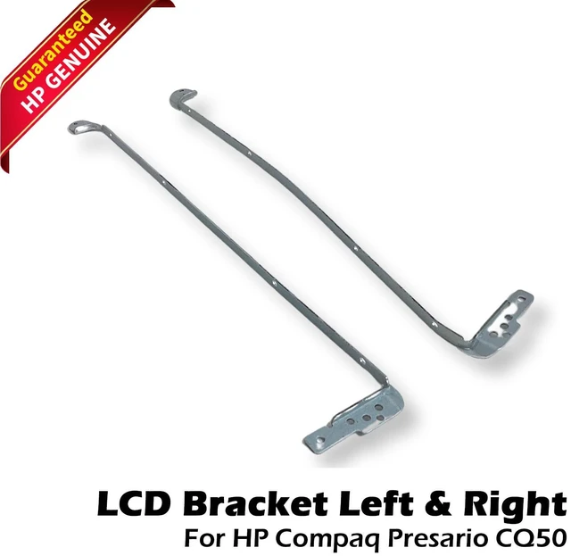 Main image of Lot 2 HP Compaq Presario CQ50 Left Right LCD Hinge Bracket Set 489975-001