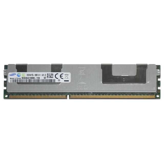 Alt view image 3 of 6 - Samsung M393B4G70BM0-YH9 32GB DDR3L 1333MHz 4Rx4 PC3L-10600R Memory Ram 0R45J