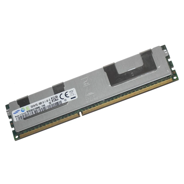 Alt view image 4 of 6 - Samsung M393B4G70BM0-YH9 32GB DDR3L 1333MHz 4Rx4 PC3L-10600R Memory Ram 0R45J
