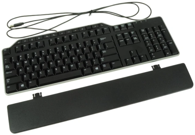Alt view image 2 of 5 - Dell KB522 USB Wired Multimedia Business Keyboard 104-Key US QWERTY 7KKPH - OEM