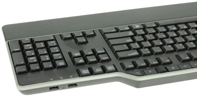 Alt view image 4 of 5 - Dell KB522 USB Wired Multimedia Business Keyboard 104-Key US QWERTY 7KKPH - OEM