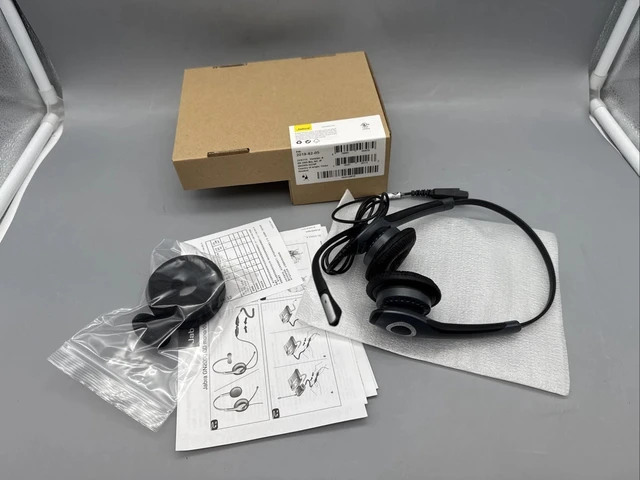 Alt view image 5 of 5 - Jabra GN2000 Corded Dual Headset Quick Disconnect Noise Canceling Mic 2019-82-05
