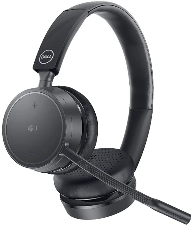 Alt view image 5 of 7 - Dell Pro WL5022 Wireless Bluetooth Headset Stereo Microphone MDW3X 8X2FG