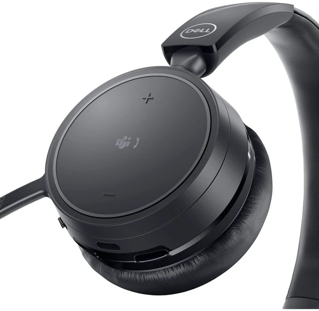 Alt view image 6 of 7 - Dell Pro WL5022 Wireless Bluetooth Headset Stereo Microphone MDW3X 8X2FG