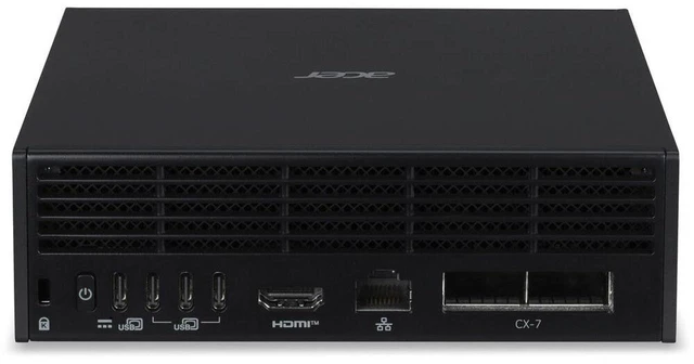 Alt view image 2 of 6 - Acer Veriton VGN100-UD13 Workstation NVIDIA 128GB RAM 2TB SSD 10GbE DT.R6LAA.003