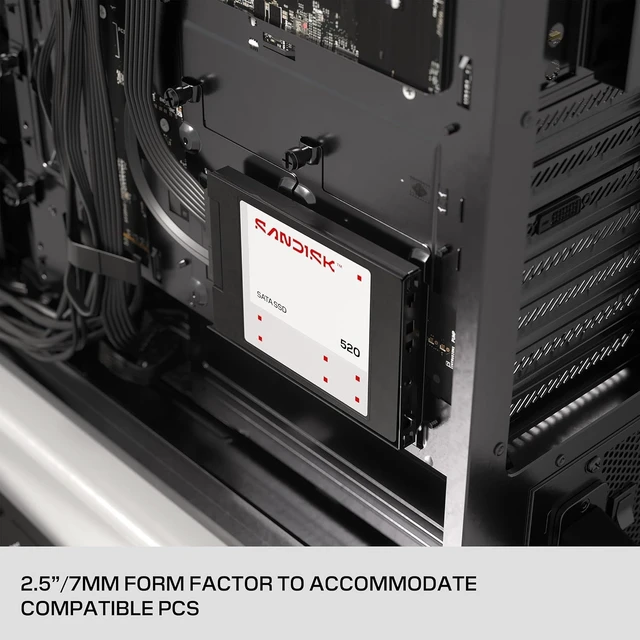 Alt view image 5 of 6 - SanDisk 500GB 520 NAS Internal SSD SATA 2.5", Up to 560 MB/s SDSS51500GAB-000G0