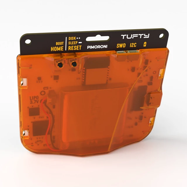 Alt view image 2 of 2 - Pimoroni WARE002 Badgeware Tufty Badge with colour 2.8" TFT display