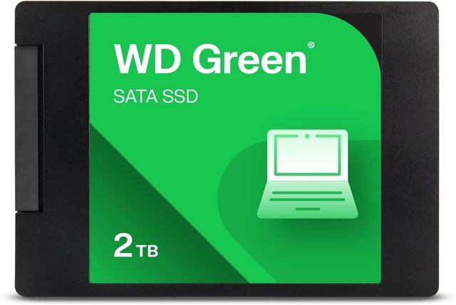 Main image of WD Green 2TB SATA Internal SSD, Up to 545MB/s, 2.5"/7mm WDS200T5G0A