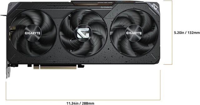 Alt view image 4 of 7 - GIGABYTE Radeon RX 9070 XT Gaming OC 16G 16GB GDDR6 PCIe 5.0 Graphics Card