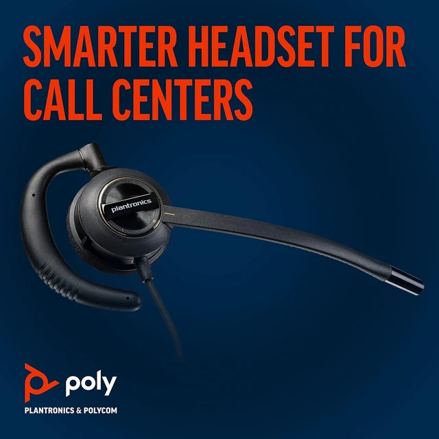 Alt view image 2 of 6 - Poly EncorePro 530 with Quick Disconnect Discreet Headset TAA